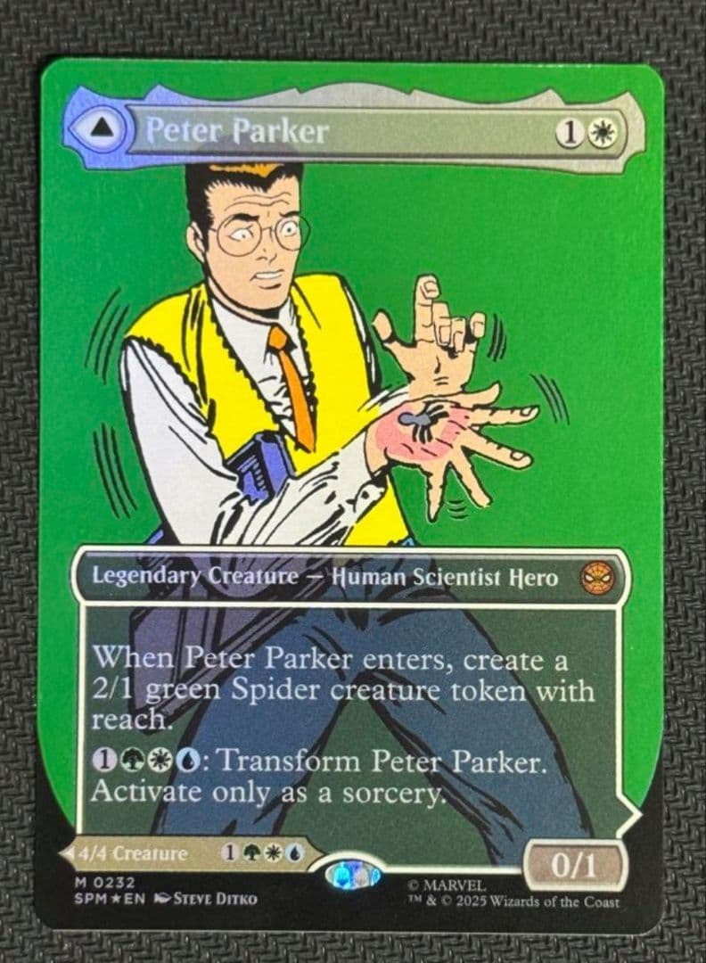 ピーター・パーカー アメイジング・スパイダーマン　クラシックコミック Foil