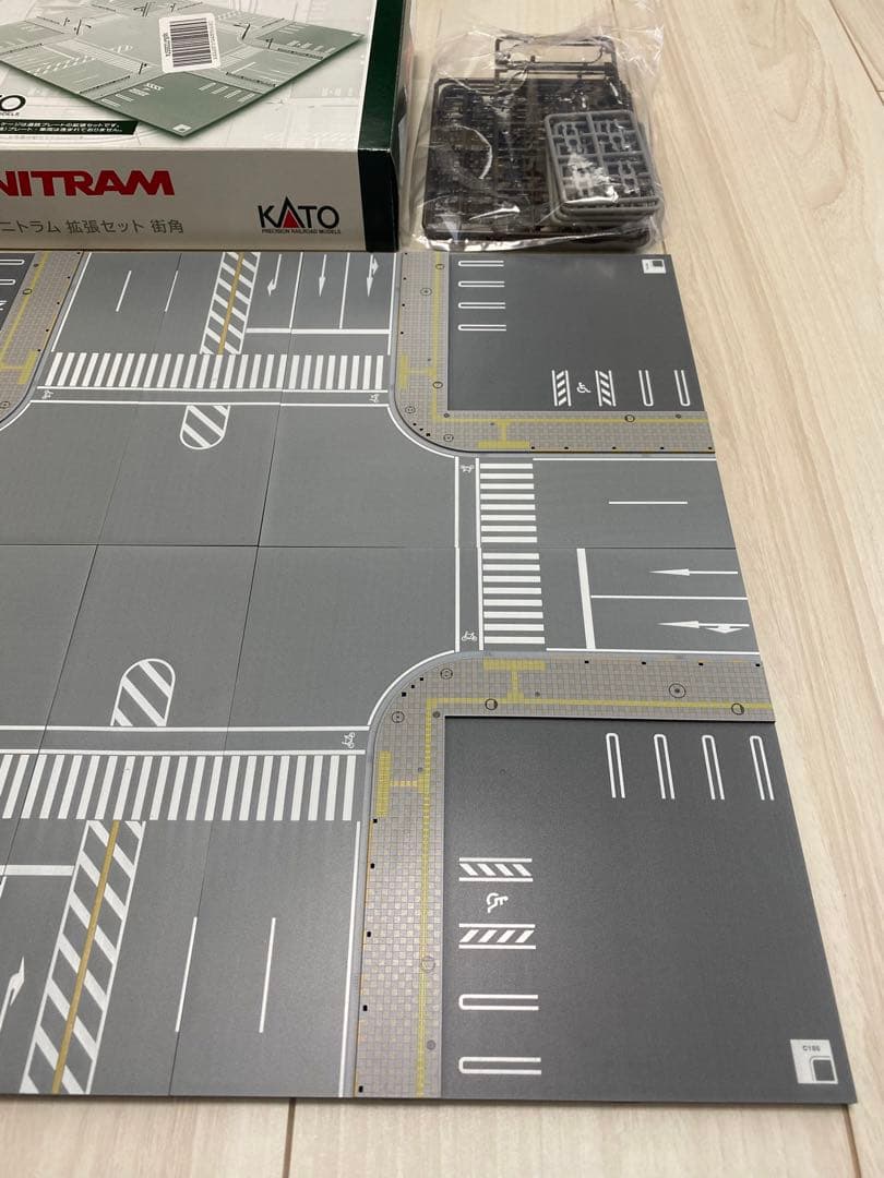 【スーパーおちくん専用】ユニトラム　拡張セット　街角　40-821