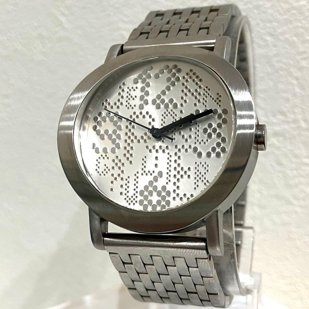 ジャンポールゴルチェ　変わりダイアル　シルバー　腕時計　電池新品