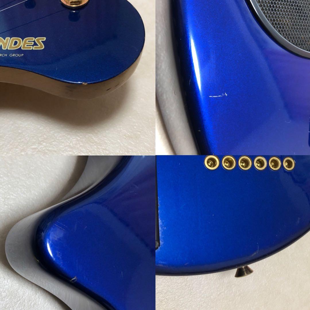 【美品】ZO-3C メタリックブルー アンプ内蔵ミニギター