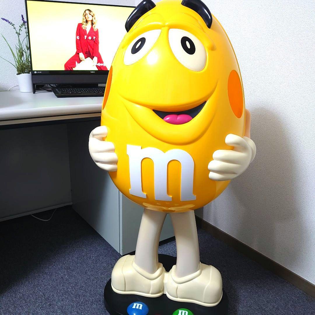 M&M's 特大 イエロー キャラクター 等身大 フィギュア 約100cm