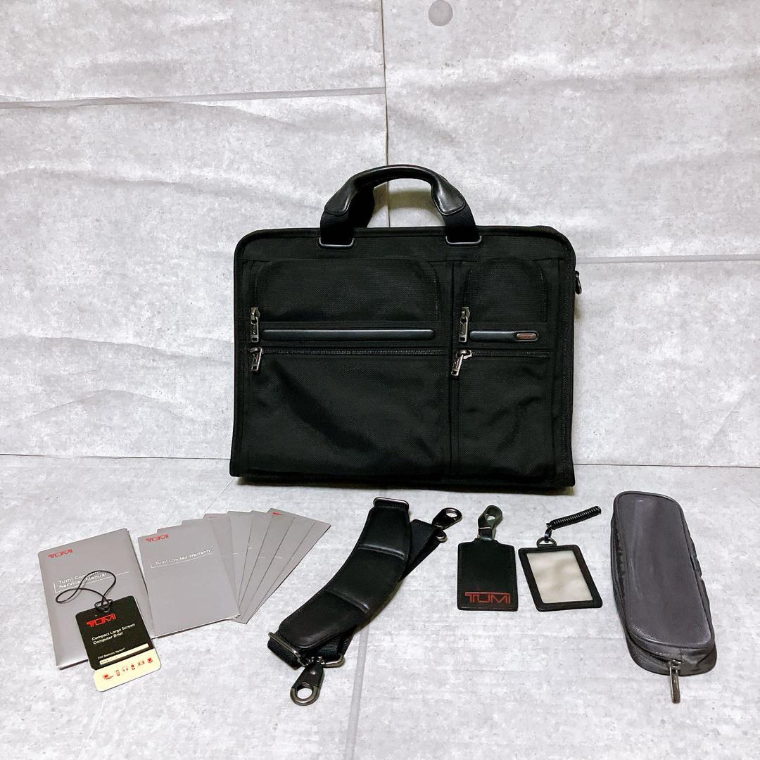 【極美品】 TUMI 2wayビジネスバッグ 26114D4 メンズ ブラック