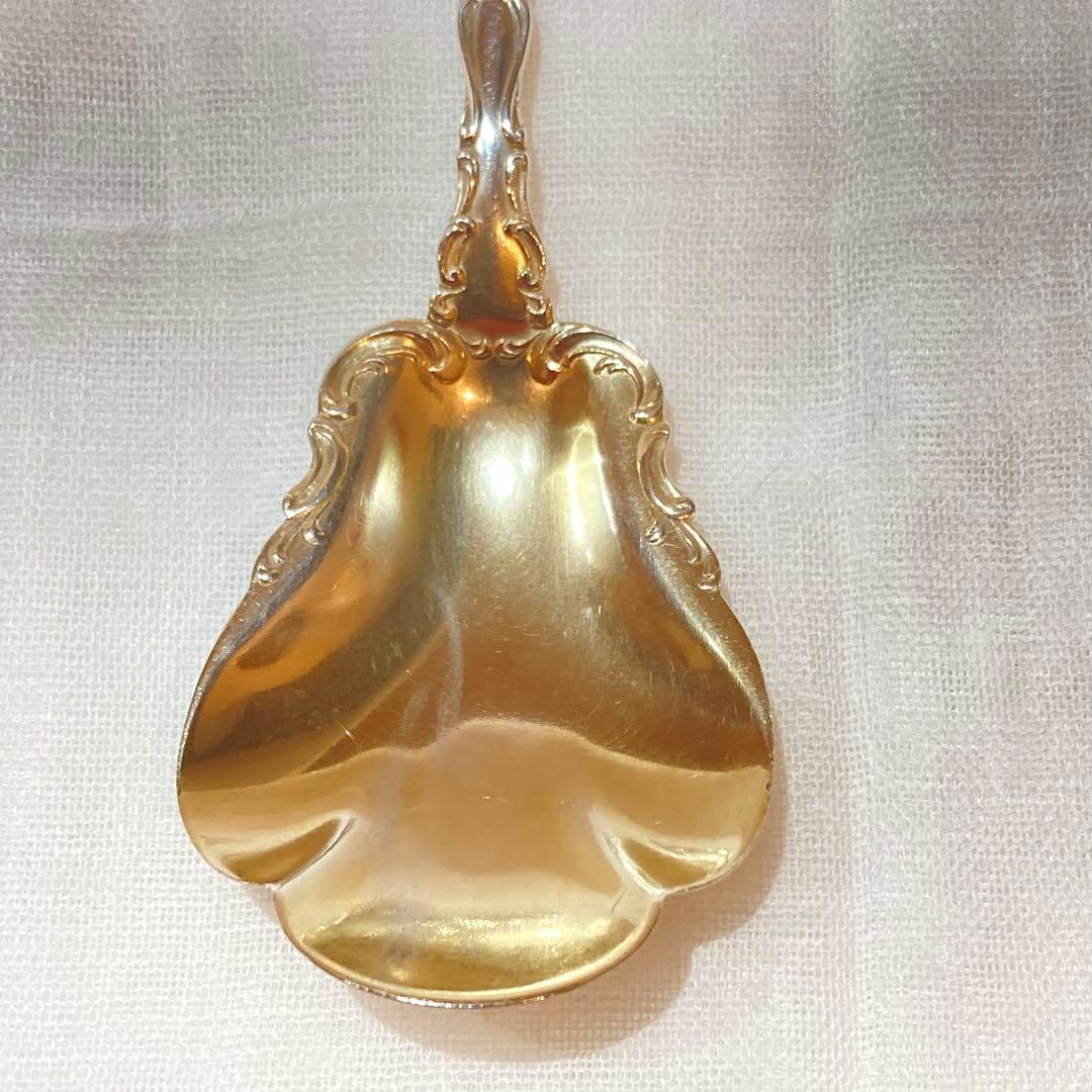 64 アメリカGorham社純銀製シュガースプーン