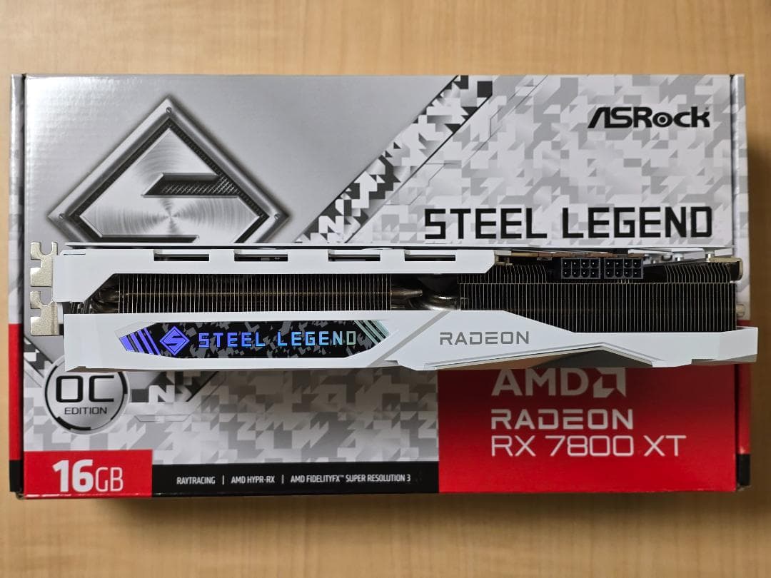 グラフィックボード・グラボ・ビデオカード Radeon RX 7800XT Steel Legend 16G OC