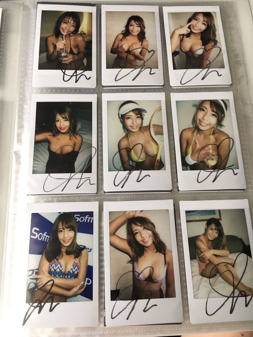 ［美品］橋本梨菜直筆サインチェキセット3