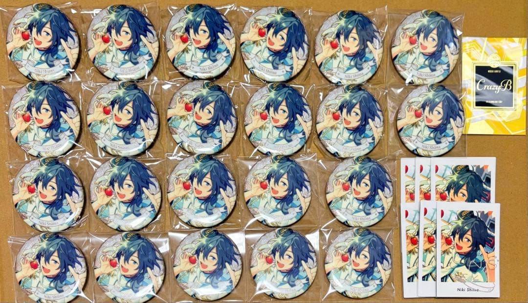 あんスタ　椎名ニキ　缶バッジ　花の契約　ぱしゃっつ　笑門来福　２８個
