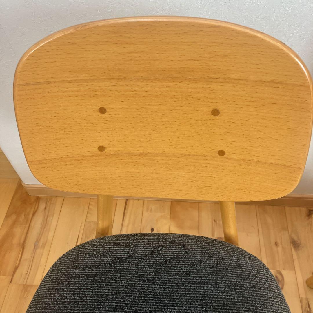 美品　QUON/クオン　プラム　ダイニングチェア2脚　椅子