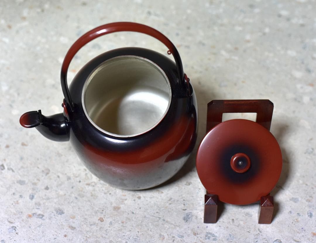 値下げ、一喜堂　腰黒水次　水指　【極上品】銅製　お茶道具/紙箱