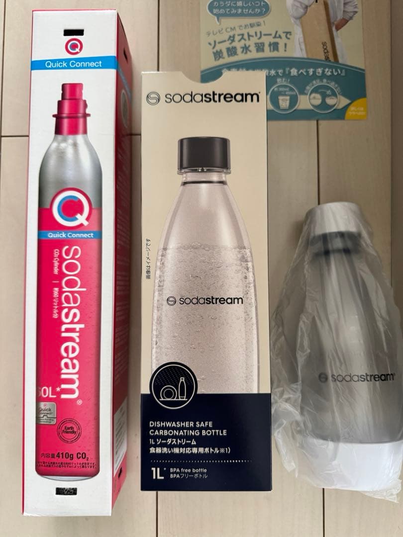 ソーダストリーム　SodaStream GAIA 炭酸水メーカー セット