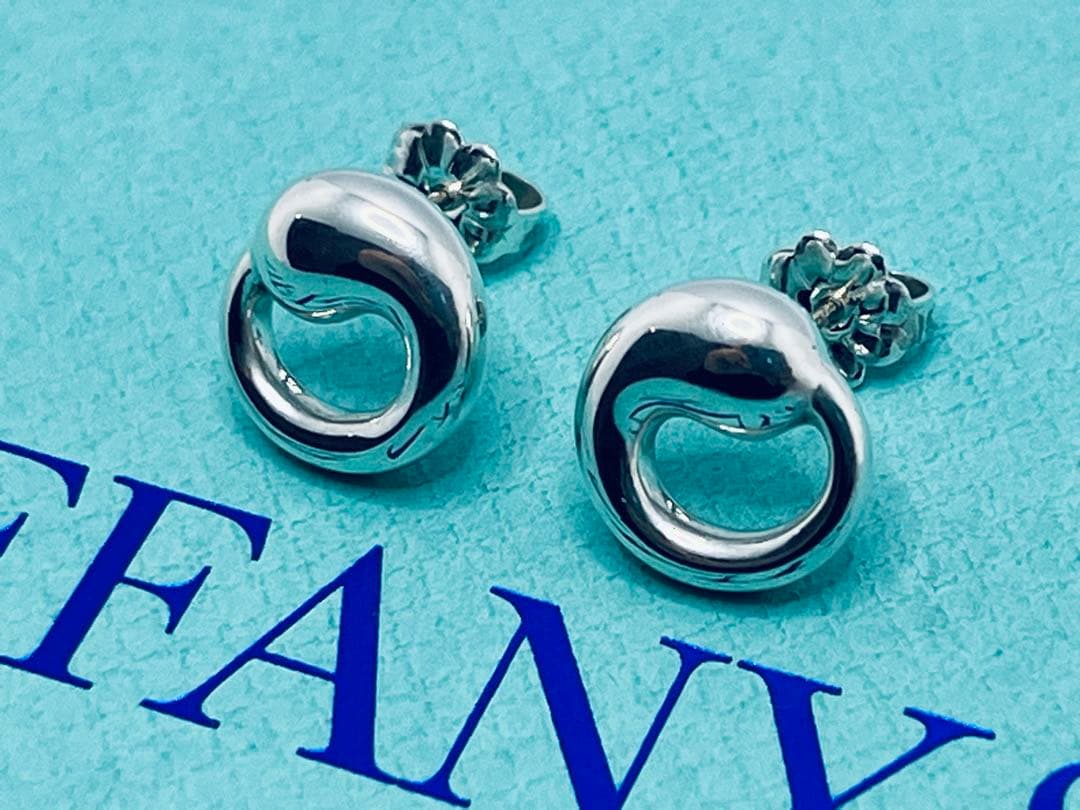 c874 美品　ティファニー　エターナルサークル　ピアス　シルバー　925