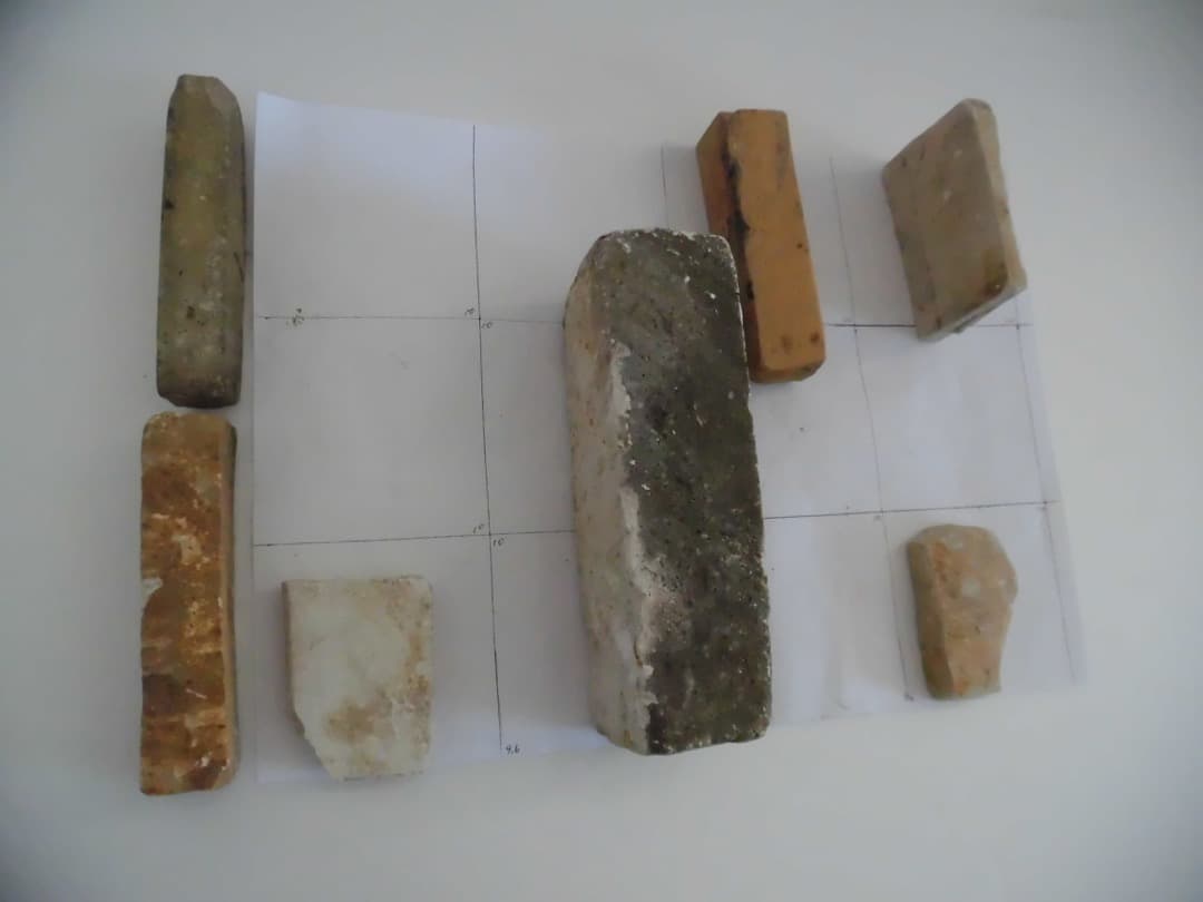 【昭和レトロ】天然砥石７個セット　欠け・割れあり