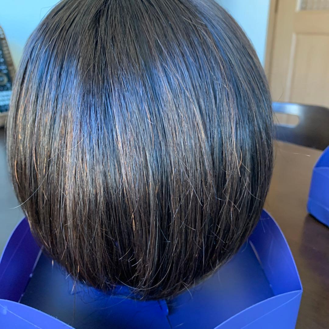 ダークブラウン ショートボブウィッグ　フォンテーヌ　２つ