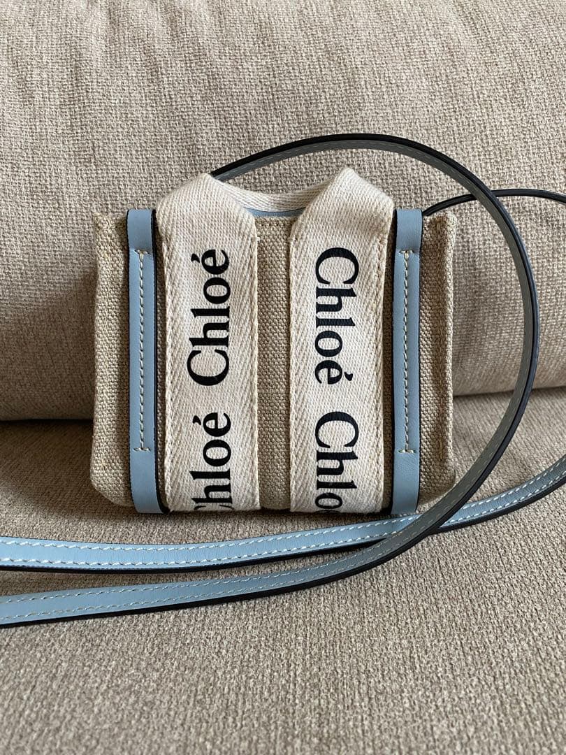 Chloé woody/クロエ　ウッディ　ナノトートミニショルダーバッグ