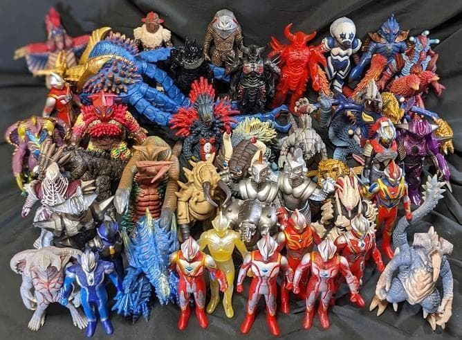 ウルトラマンメビウス＆登場怪獣・宇宙人（バンダイ）ソフビフィギュア44体セット