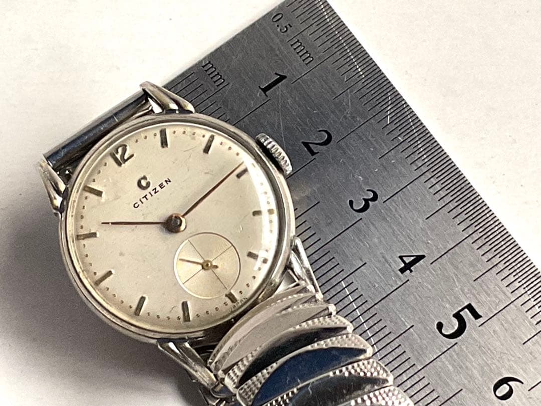 ★Citizenマニア御用達❣️Cマークcitizenスモセコ最終型❣️貴重ブレス付