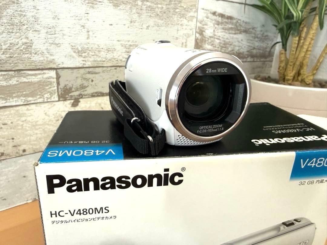 Panasonic HC-V480MS ビデオカメラ　動作確認済み　美品！