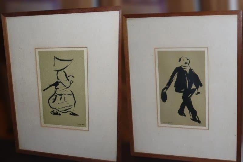 アルバートマルケ アート作品 2点 Hermana de San Vicente