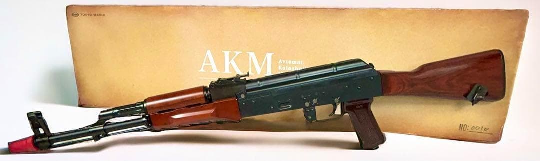 極美品 東京マルイ AKM ガスブローバックガン ハンドガン