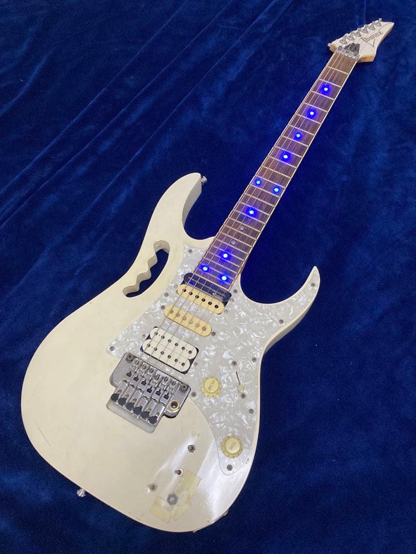 Ibanez JEM風 自作ギター LED付き