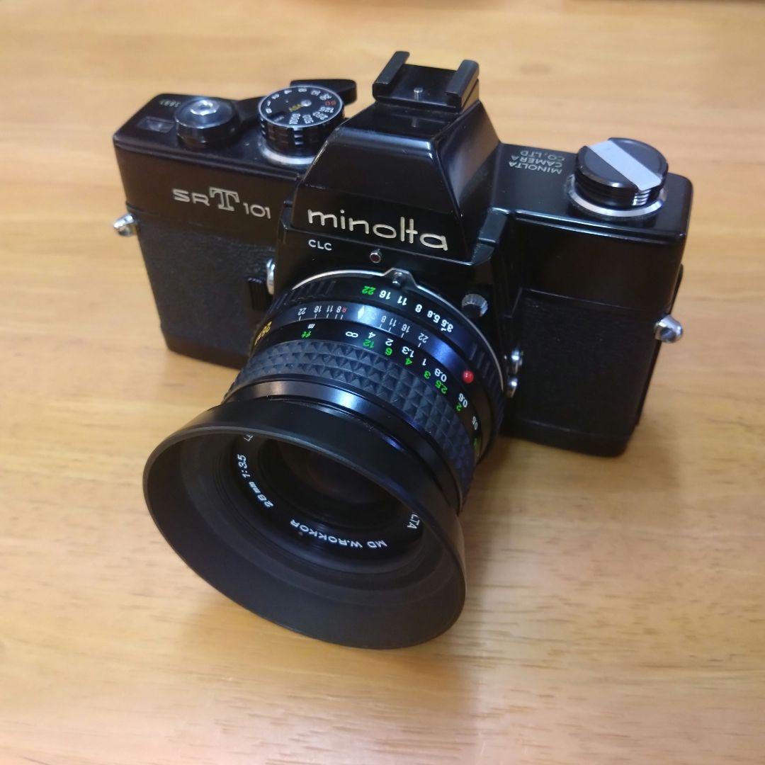 Minolta SR-T 101 一眼レフカメラ 28mmレンズ付き