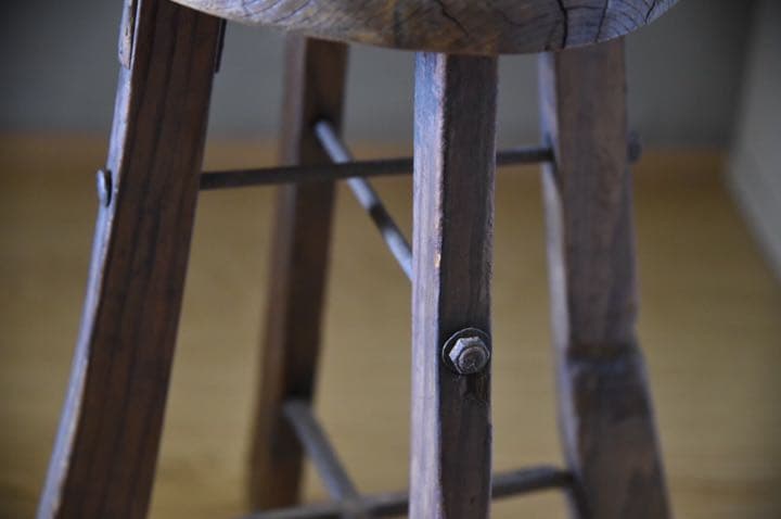 アンティーク　丸椅子