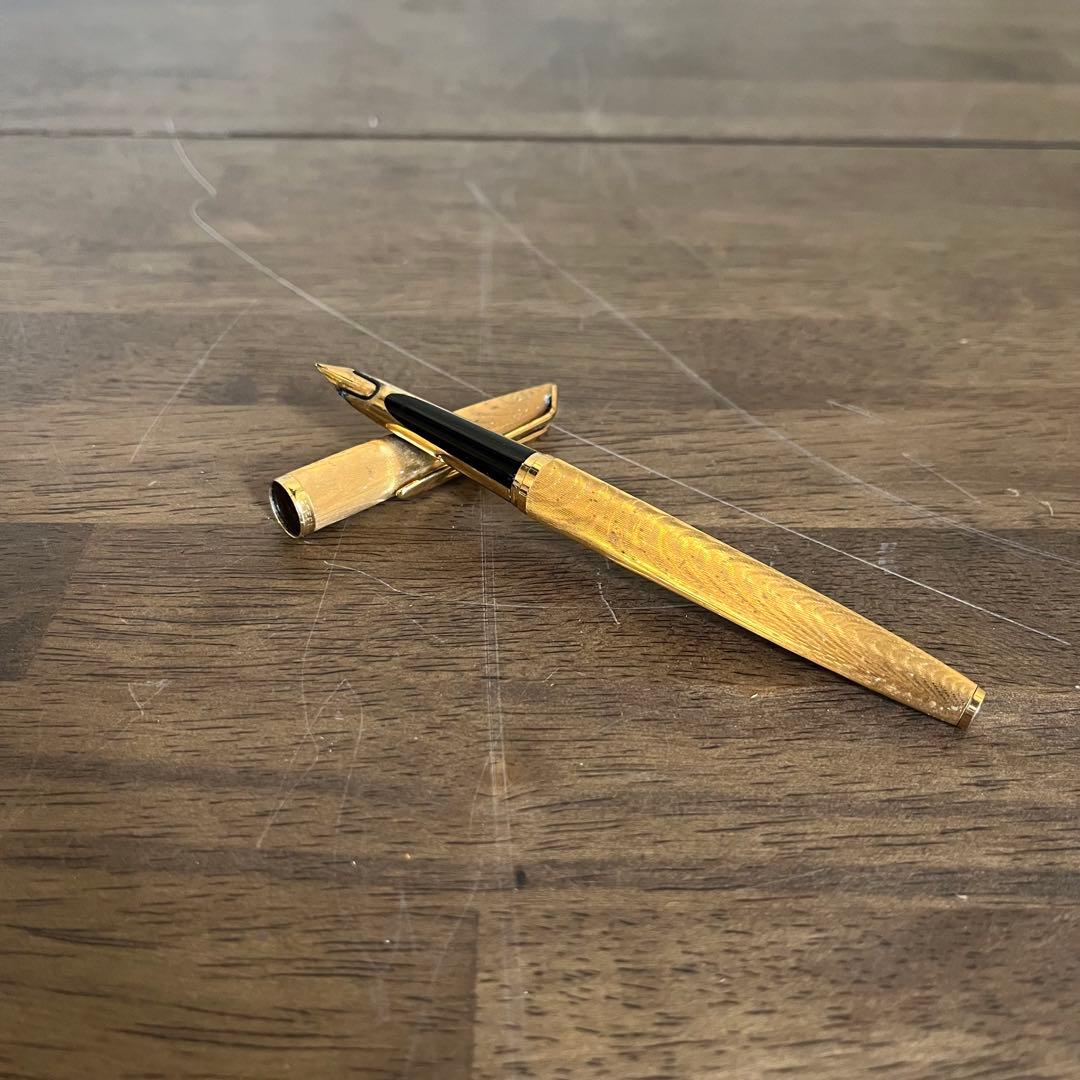 【アンティーク】ウォーターマン 万年筆 金 18金 18K ペン先 古道具
