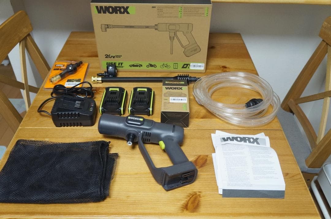 WORX 充電式 高圧洗浄ガン ハイドロショット Neo WU623 超美品