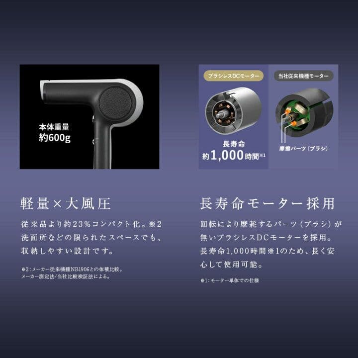 プロテクトイオンヘアードライヤー　ND240A　ブラック