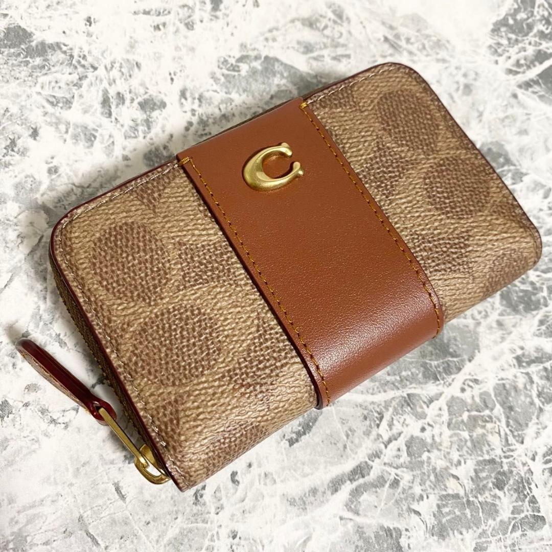 新品未使用 COACH スモール・ジップ アラウンド ケース ウォレット