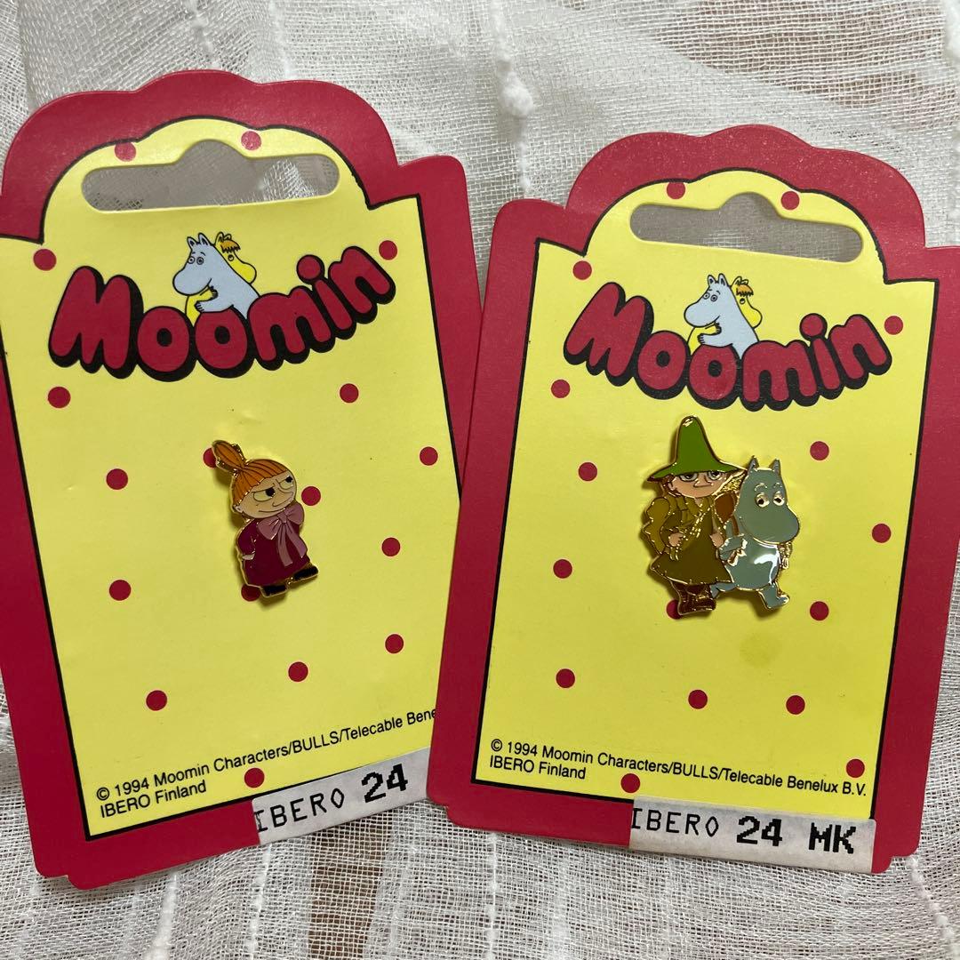 ムーミン ピンバッジ 2個セット 1994年製⭐︎2個セット