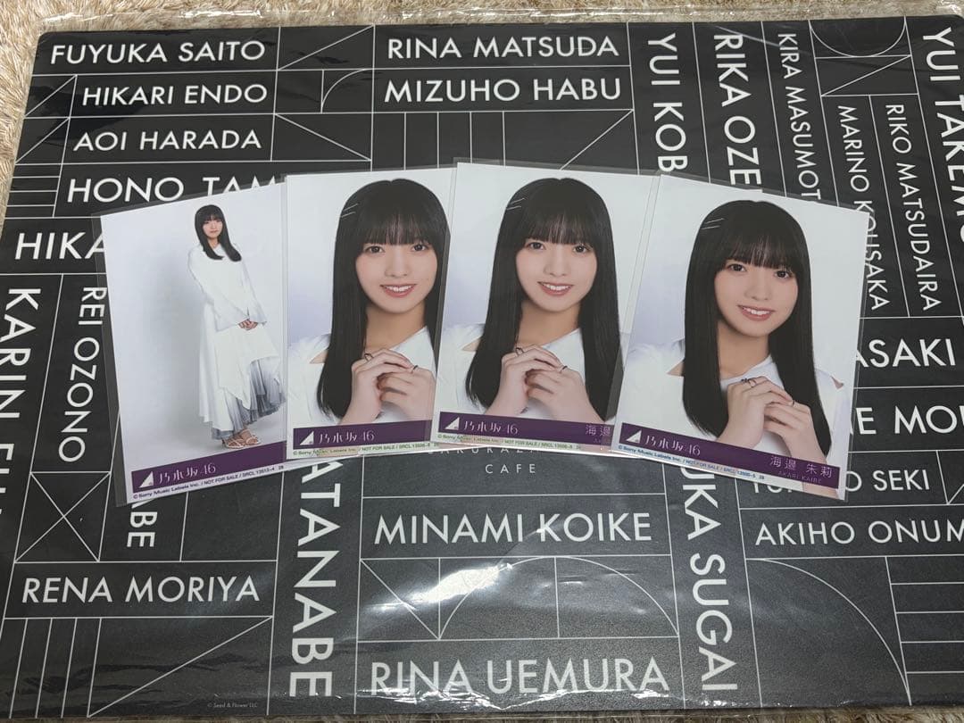 海邉朱莉 生写真 My respect アルバム 封入 乃木坂46 セミコンプ