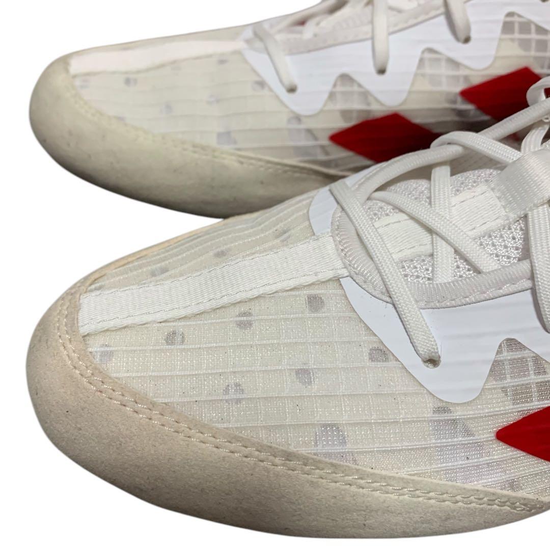 美品！アディダス ボクシングシューズ adidas Box Hog 4 ホワイト