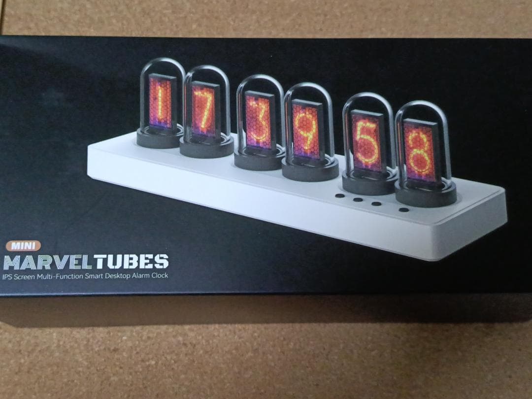 ニキシー管時計 パタパタ時計エミュレート IPS液晶