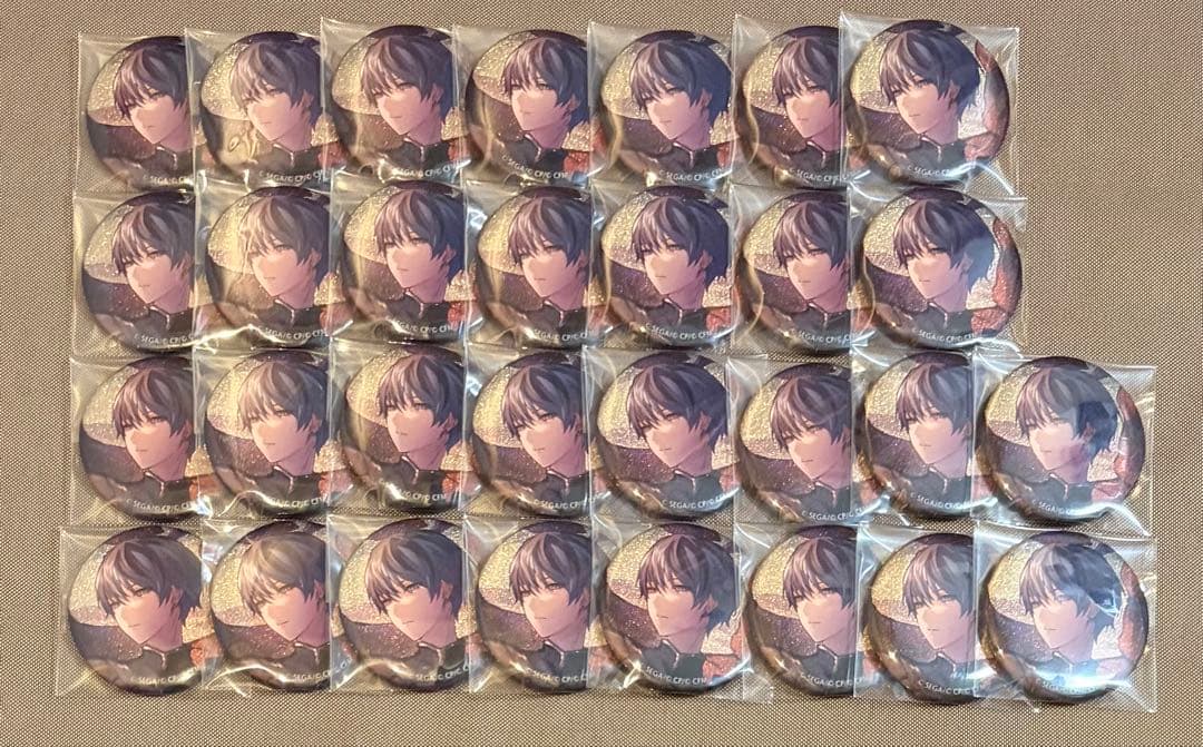 プロセカ 28C グリ缶 缶バッジ ホワイトデー 青柳 冬弥