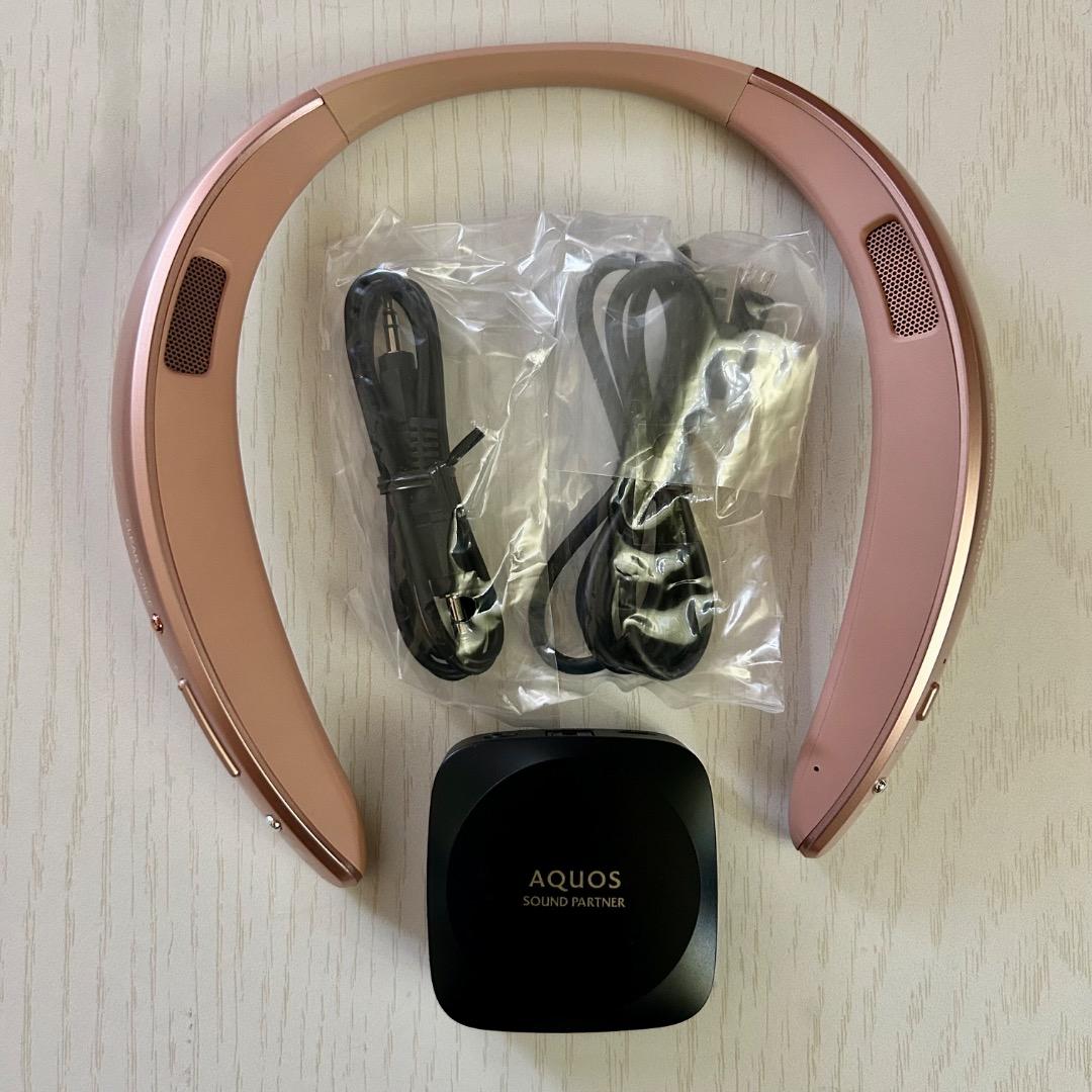 SHARP AN-SS2 ネックスピーカー ローズゴールド