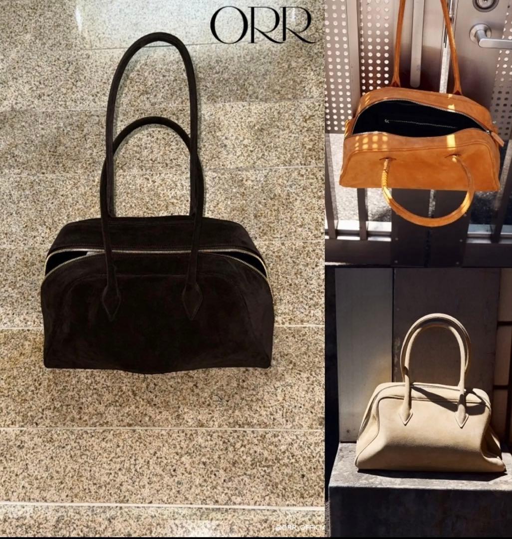 ORR CURVY BAG SUEDE M オル　バッグ　ブラウン