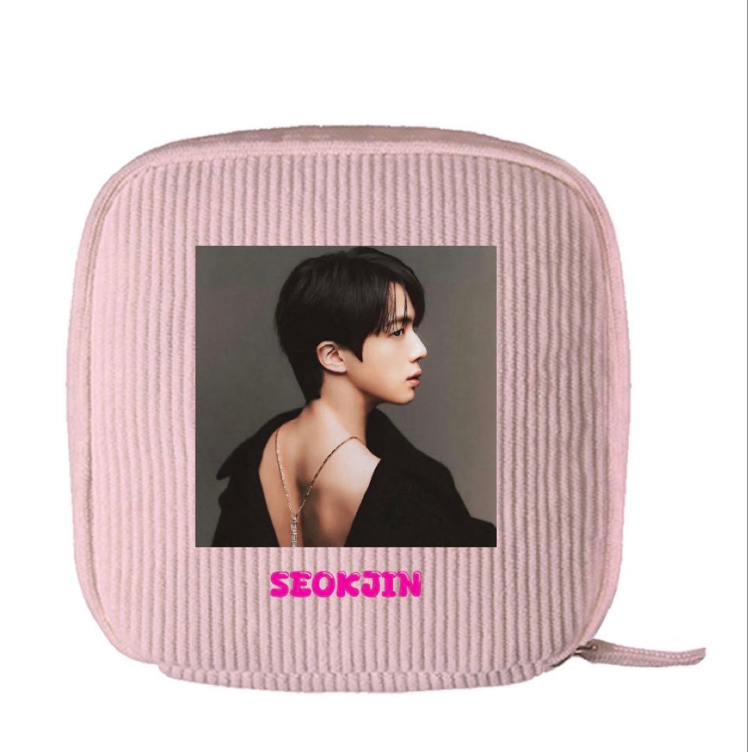 BTS Jin ソクジン ジン 化粧ポーチ 14cm