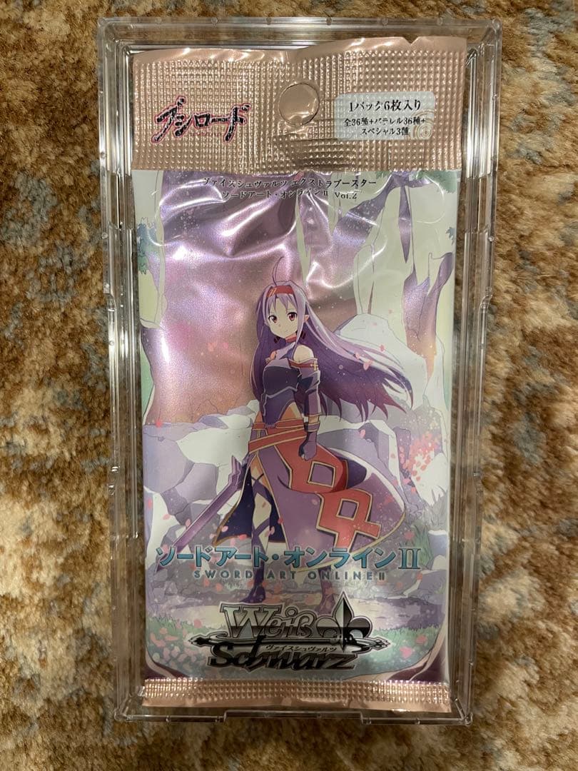 2点セット　パック　ヴァイスシュヴァルツ ソードアートオンラインⅡ Vol.2