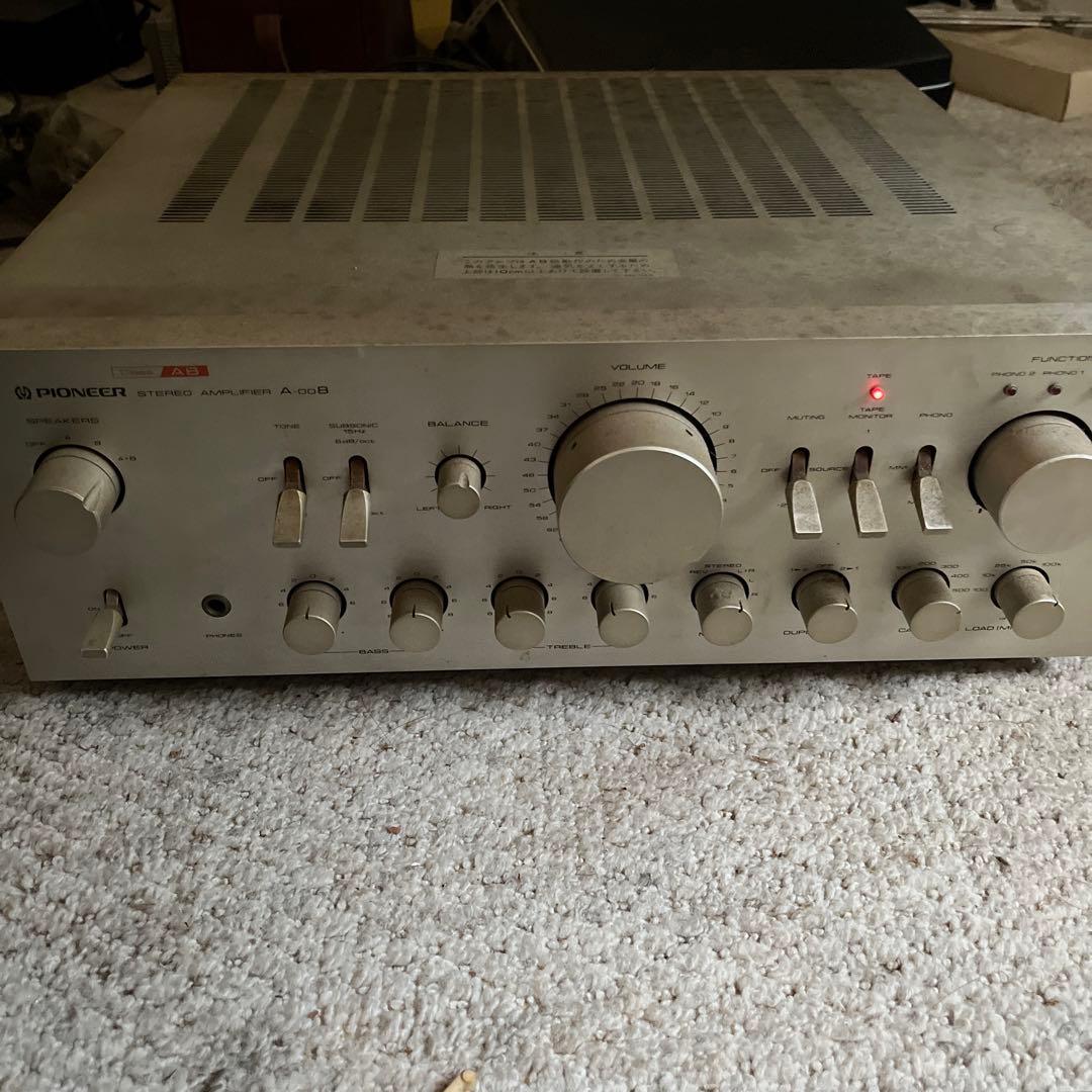 最終‼︎PIONEER A-008　プリメインアンプ70年代国産ヴィンテージ機器