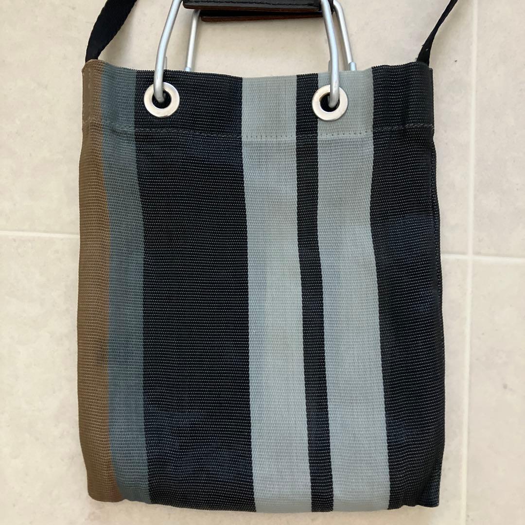 マルニ☆★マルニフラワーカフェ　ショルダーバッグ♪♪ストライプ