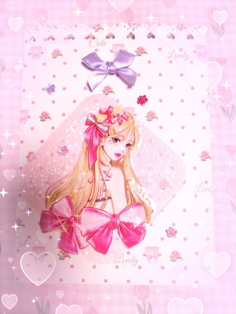 Gun様ご確認用❤ピンクメモ❤プリンセス＆ガーリーガール可愛いバラメモ#692