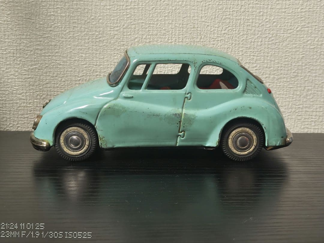 BANDAI　バンダイ　SUBARU　スバル360　左ハンドル　ブリキ　箱なし