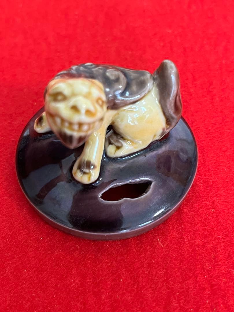 人間国宝 柳雨軒 三代 徳田八十吉(正彦銘) 彩釉 香炉 管理T212