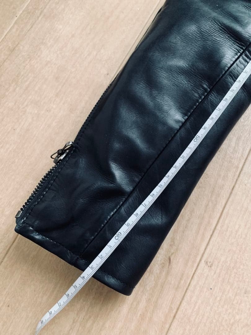 シェラック！展示会オーダー限定ライダース！裏地パイソン高級キュプラ！希少サイズ！