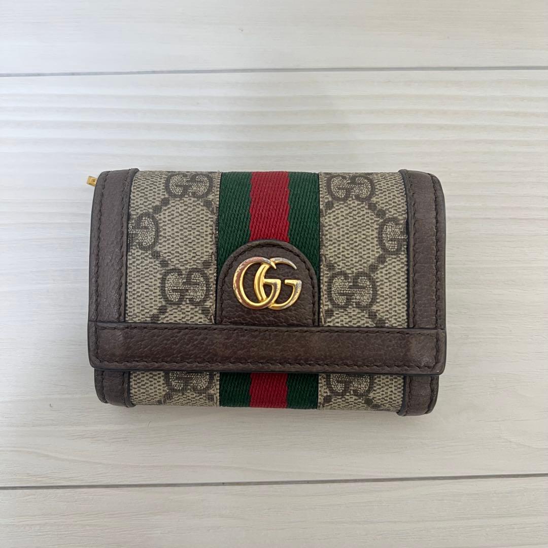 kit@o 　GUCCI 三つ折り財布 GG