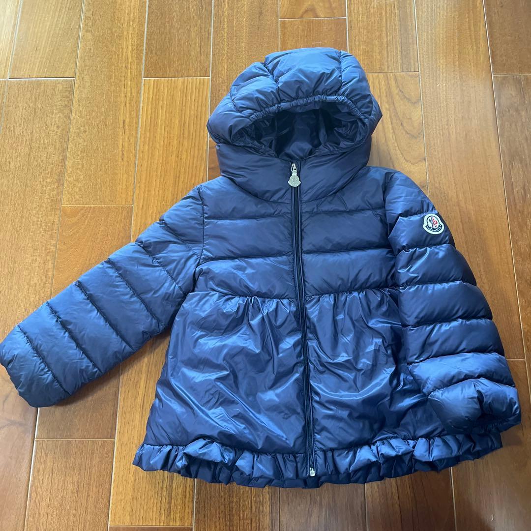 MONCLER ネイビー ダウンコート　ベビー　90