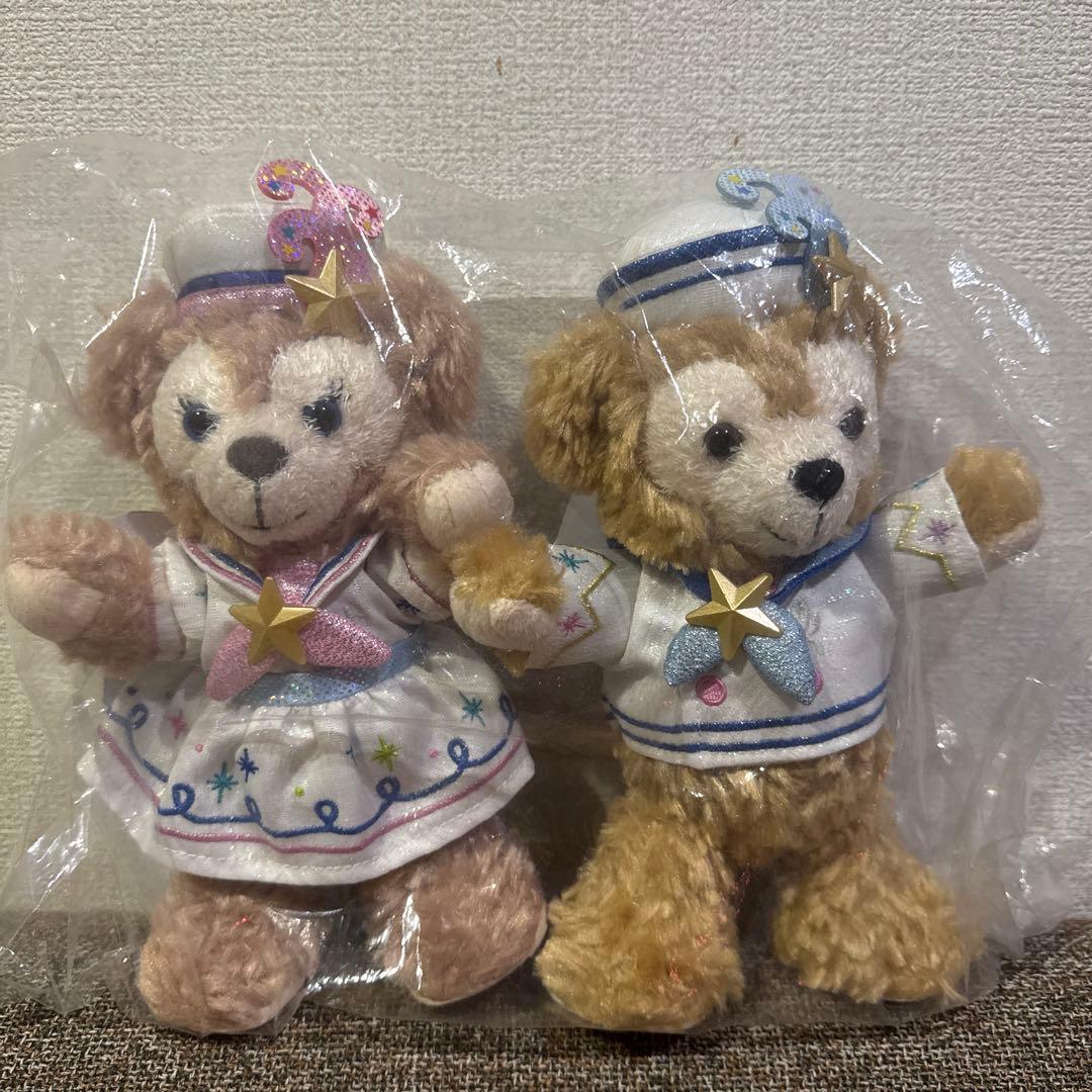 ダッフィー＆シェリーメイ お出かけポージープラッシー ぬいぐるみセット