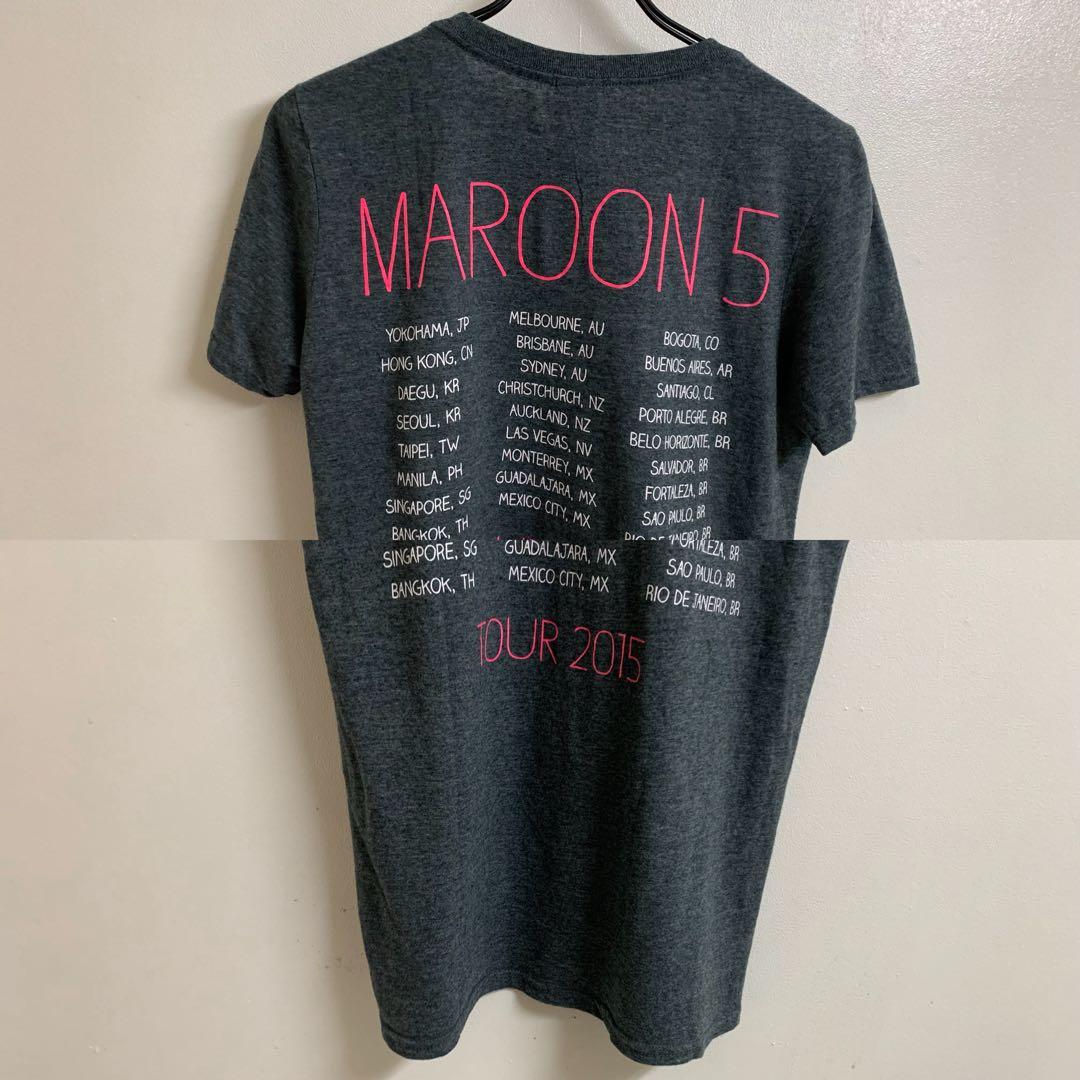 MAROON5 マルーンファイブ 2015 WORLD TOUR T-Shirt