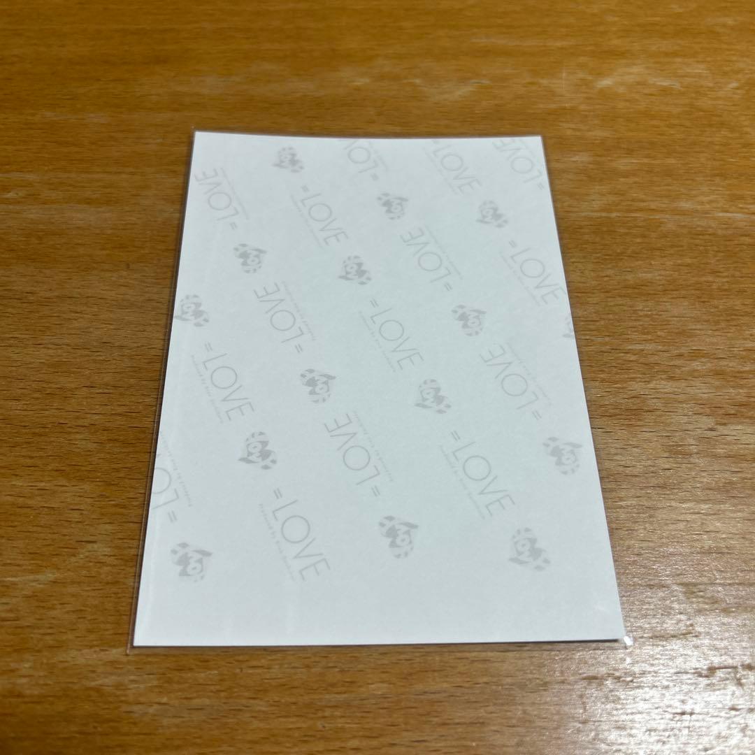 イコラブ　髙松瞳　生写真　直筆　ラブソングに襲われる　チュウ