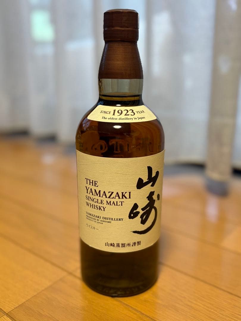 サントリー 山崎シングルモルトウイスキーNV旧ラベル （箱無し） 700ml